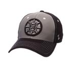 Adult Zephyr Boston Bruins Night Game Stretch-fit Cap, Size: Small, Grey