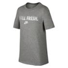 Boys 8-20 Nike Dri-fit Still Fresh Tee, Size: Small, Grey
