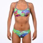 Women's Dolfin Uglies Printed Workout Bikini 2-pc. Set, Size: Small, Dark Pink