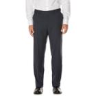 Men's Savane Active Flex Classic-fit Flat-front Dress Pants, Size: 30x30, Dark Blue