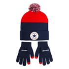 Boys 4-20 Converse Chuck Patch Beanie & Glove Set, Blue (navy)