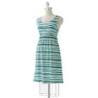 Sonoma Goods For Life&trade; Striped Babydoll Dress, Size: Medium, Blue