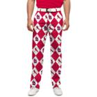 Men's Loudmouth St. Louis Cardinals Argyle Pants, Size: 34x32, Brt Red
