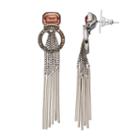 Simply Vera Vera Wang Stick Fringe Earrings, Women's, Pink