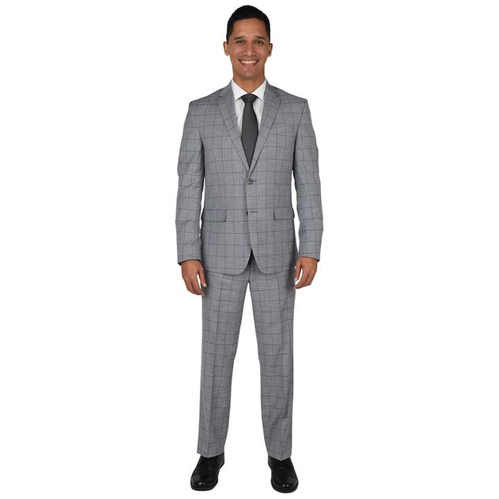Men's Geoffrey Beene Tailored-fit Suit, Size: 40r 34, Med Grey