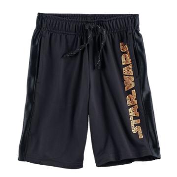 Boys 4-7x Star Wars A Collection For Kohl's Star Wars Foiled Shorts, Size: 5, Black