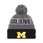 Adult New Era Michigan Wolverines Sport Knit Beanie, Men's, Blue (navy)