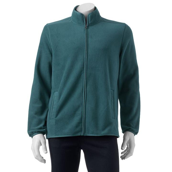 Big & Tall Croft & Barrow Artic Fleece Jacket, Men's, Size: Xxl Tall, Turquoise/blue (turq/aqua)