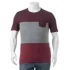 Big & Tall Urban Pipeline&reg; Colorblock Tee, Men's, Size: M Tall, Red