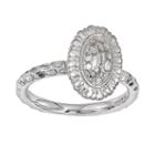 Stacks And Stones Sterling Silver Textured Frame Stack Ring, Women's, Size: 8, Grey