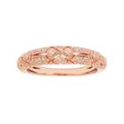 14k Gold 1/6 Carat T.w. Igl Certified Diamond Art Deco Wedding Ring, Women's, Size: 7.50, White