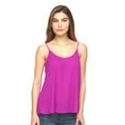 Women's Apt. 9&reg; Georgette Camisole, Size: Large, Brt Purple