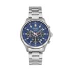 Seiko Men's Stainless Steel Chronograph Watch - Sks585, Size: Large, Silver