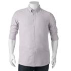 Big & Tall Sonoma Goods For Life&reg; Classic-fit Oxford Button-down Shirt, Men's, Size: 2xb, Med Grey