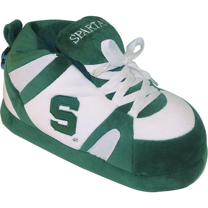 Men's Michigan State Spartans Slippers, Size: Xxl, Green