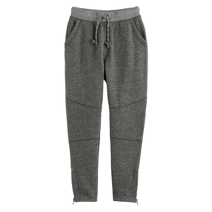 Boys 4-7x Sonoma Goods For Life&trade; Marled Jogger Pants, Size: 6, Dark Grey