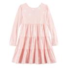 Girls 4-10 Jumping Beans&reg; Long-sleeved Tiered Dress, Size: 7, Brt Pink