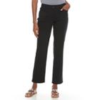 Women's Dana Buchman Millennium Crop Pants, Size: 10, Black