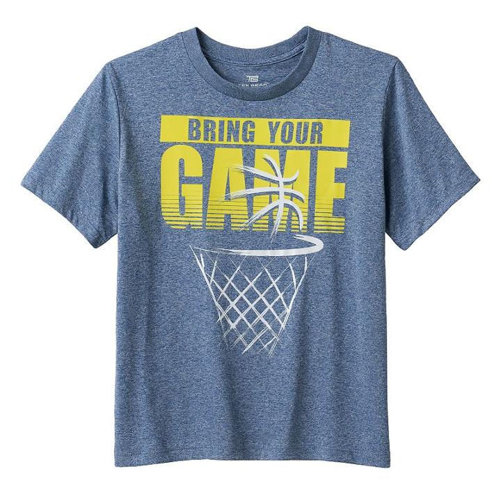 Boys 8-20 Tek Gear&reg; Bring Your Game Tee, Boy's, Size: Large, Blue (navy)