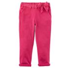 Girls 4-8 Carter's Bow Pants, Size: 7, Pink