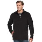 Big & Tall Croft & Barrow&reg; Classic-fit Arctic Fleece Quarter-zip Pullover, Men's, Size: Xxl Tall, Black