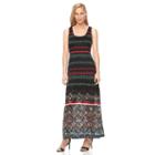 Women's Ronni Nicole Burnout Lace Maxi Dress, Size: 6, Pink Other