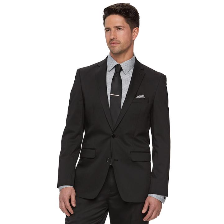 Men's Apt. 9&reg; Extra-slim Fit Stretch Suit Jacket, Size: 38 - Regular, Black
