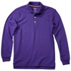 Boys 4-20 French Toast School Uniform Long-sleeve Pique Polo, Boy's, Size: 4-5, Purple
