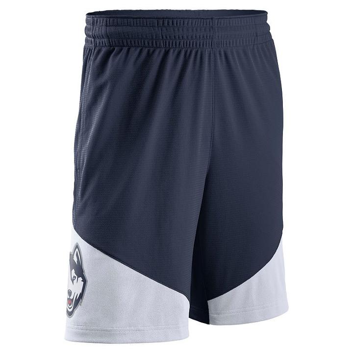 Men's Nike Uconn Huskies New Classic Dri-fit Shorts, Size: Xl, Blue (navy)