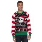 Men's The Nightmare Before Christmas Ugly Christmas Sweater, Size: Large, Black