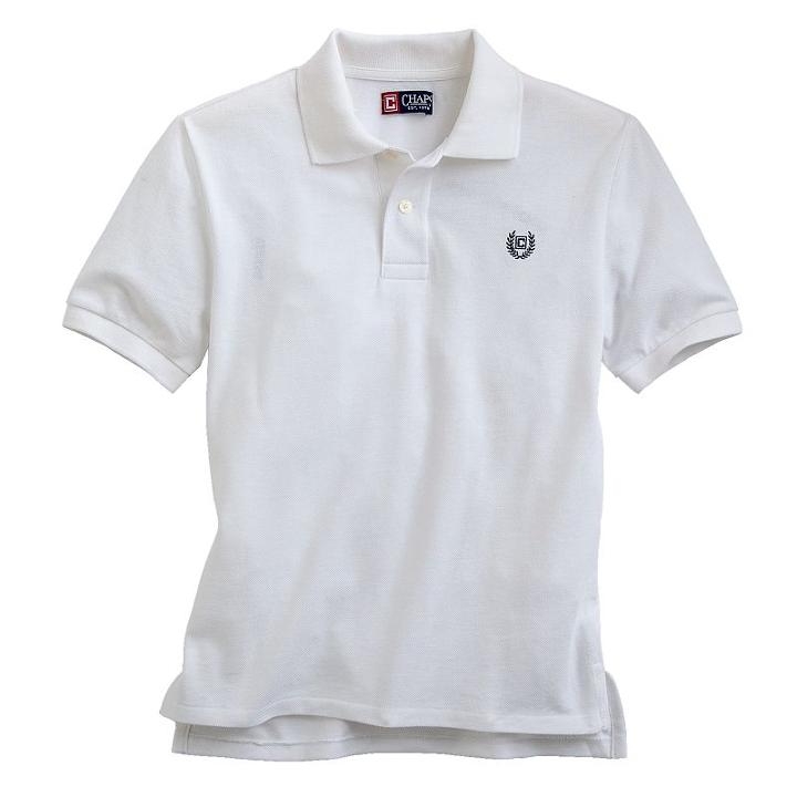 Boys 4-7 Chaps Pique Polo, Boy's, Size: 4, White