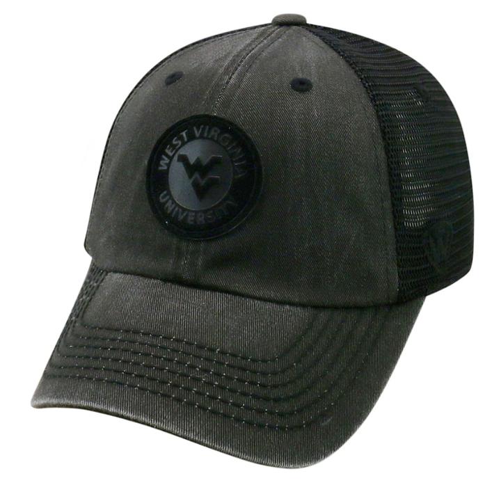 Adult Top Of The World West Virginia Mountaineers Outlander Snapback Cap, Men's, Black