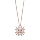 Lc Lauren Conrad Burst Cubic Zirconia Pendant Necklace, Women's, Pink