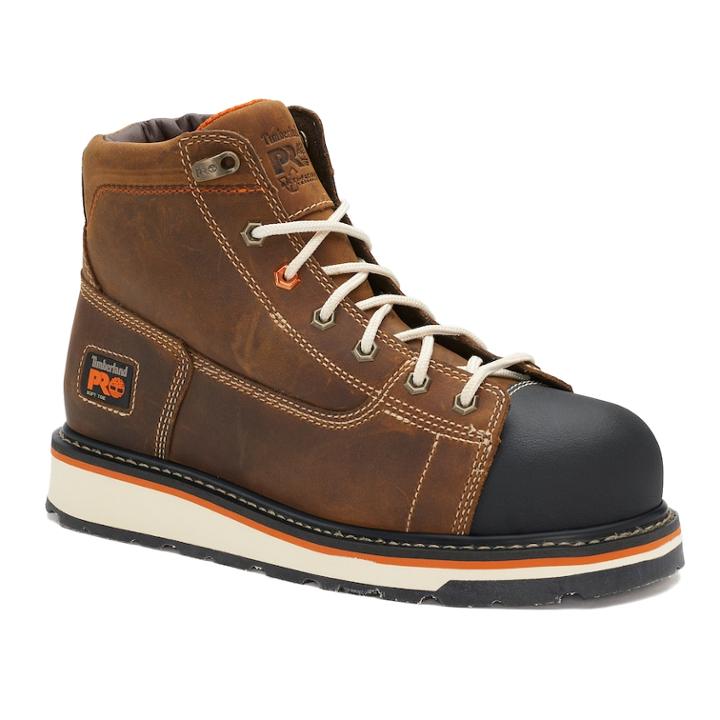 Timberland Pro Gridworks Men's Work Boots, Size: Medium (7.5), Med Brown