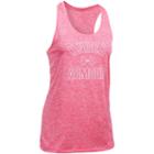 Women's Under Armour Tech Twist Graphic Tank, Size: Small, Light Pink