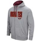Men's Campus Heritage Virginia Tech Hokies Full-zip Hoodie, Size: Xl, Dark Grey