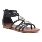 So&reg; Women's Strappy Ankle Cuff Sandals, Size: Medium (7), Oxford