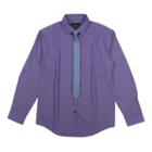 Boys 8-20 Van Heusen Iridescent Shirt & Tie Set, Boy's, Size: 18-20, Med Purple