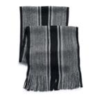 Men's Apt. 9&reg; Striped Raschel Scarf, Black