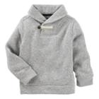 Boys 4-12 Oshkosh B'gosh&reg; Gray Toggle Shawl Sweater, Size: 6, Grey