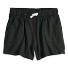Girls 7-16 & Plus Size So&reg; Pattern Knit Shorts, Size: 18 1/2, Black