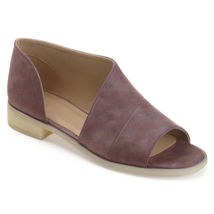 Journee Collection Nakita Women's D'orsay Flats, Size: Medium (8.5), Drk Purple