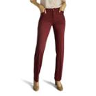 Women's Lee Total Freedom Dress Pants, Size: 16 Short, Dark Red
