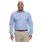 Big & Tall Van Heusen Traveler Classic-fit Stretch No-iron Button-down Shirt, Men's, Size: 4xb, Light Blue