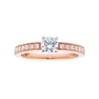 14k Gold 3/4 Carat T.w. Igl Certified Diamond Engagement Ring, Women's, Size: 8.50, White