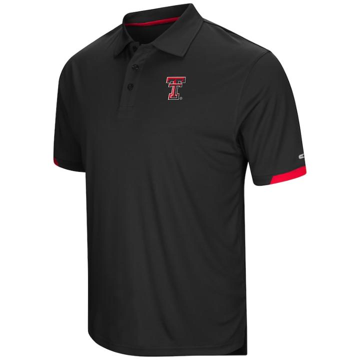 Men's Colosseum Texas Tech Red Raiders Loft Polo, Size: Xl, Oxford