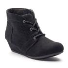 So&reg; Julie Girls' Wedge Ankle Boots, Girl's, Size: 5, Black