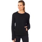 Women's Shape Active Oddessy Pullover, Size: Medium, Black