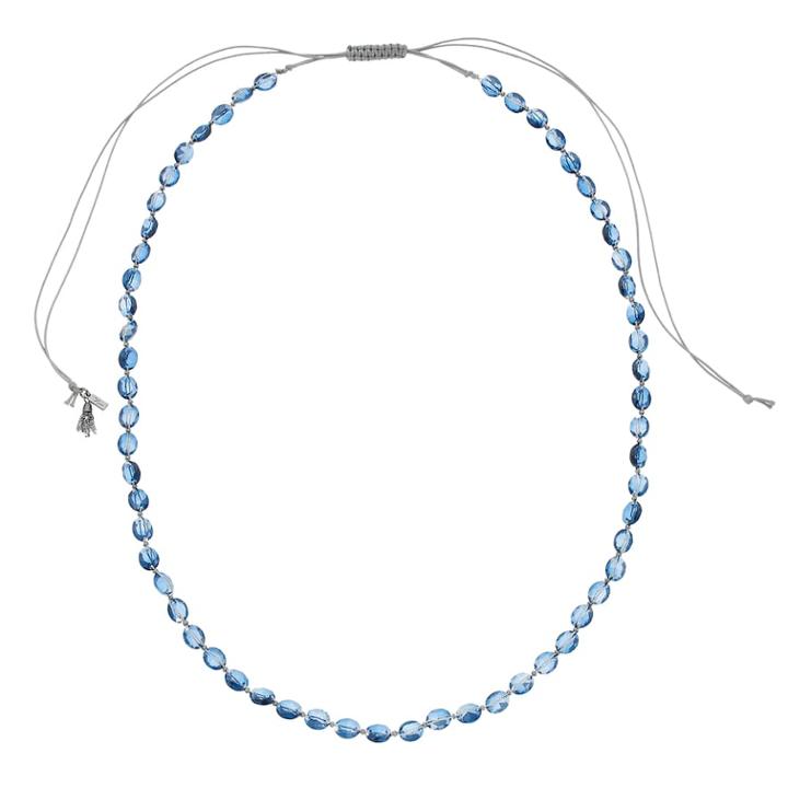 Simply Vera Vera Wang Long Beaded Slipknot Lariat Necklace, Women's, Blue