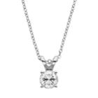 Evergreen Diamonds 1/2 Carat T.w. Igl Certified Lab-created Diamond Solitaire Pendant, Women's, Size: 18, White